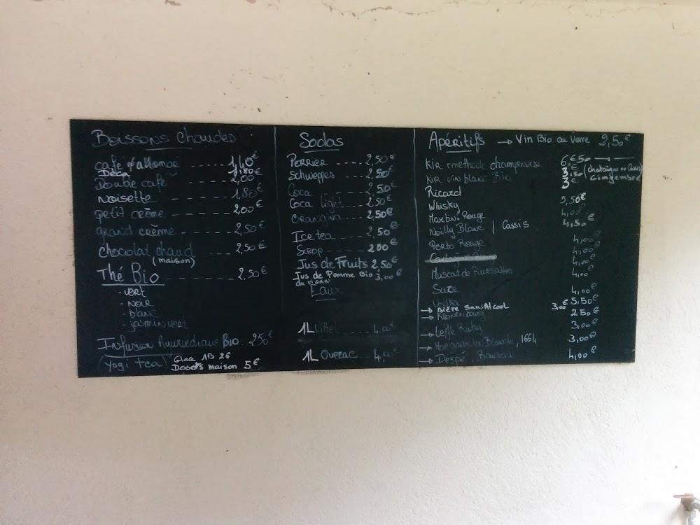 Auberge des gorges de la Vis Restaurant Café Epicerie dépannage - Menu Image 2